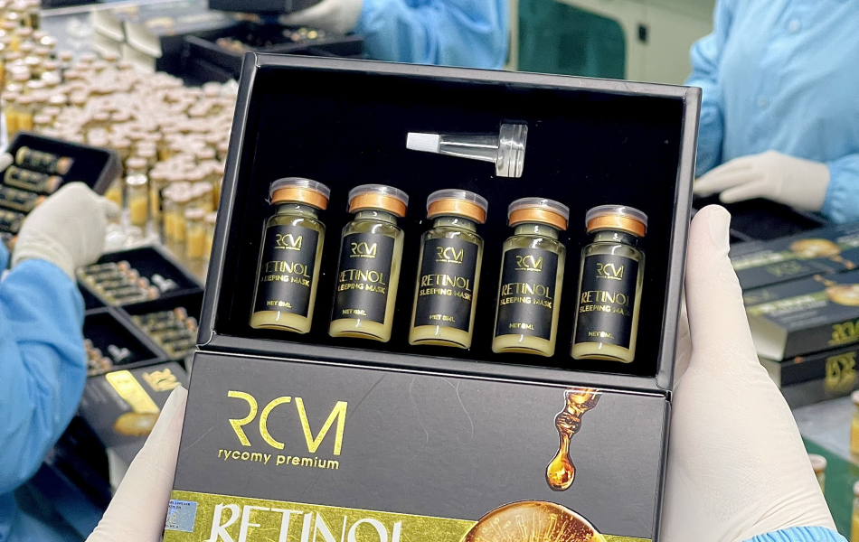 RYCOMY Mặt Nạ Ngủ Retinol Sleeping Mask 8mlx5pcs
