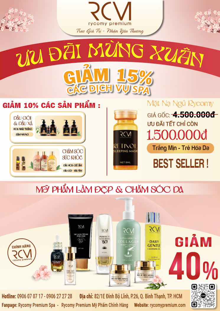 khuyen mãi rycomy spa