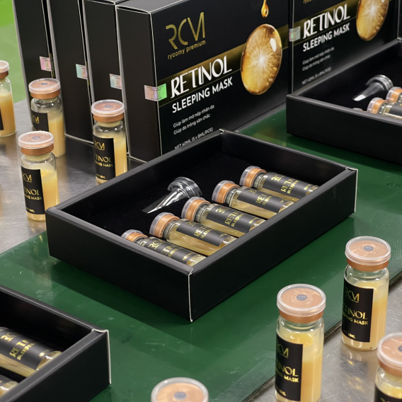 RYCOMY Mặt Nạ Ngủ Retinol Sleeping Mask 8mlx5pcs