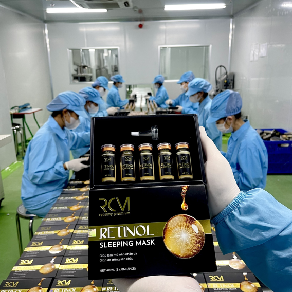 RYCOMY Mặt Nạ Ngủ Retinol Sleeping Mask 8mlx5pcs