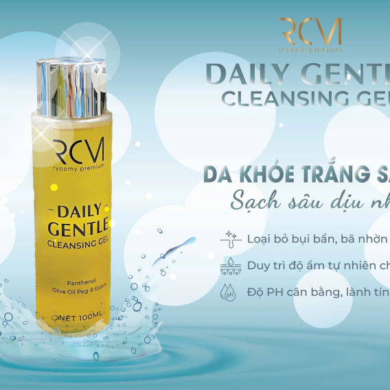 RYCOMY Gel Rửa Mặt Chuyên Sâu Daily Gentle Cleansing Gel 100ml