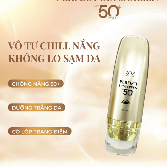 RYCOMY Kem Chống Nắng Trắng Hồng Da Hoàn Hảo Perfect Sunscreen SPF 50+ PA+++ 50ml